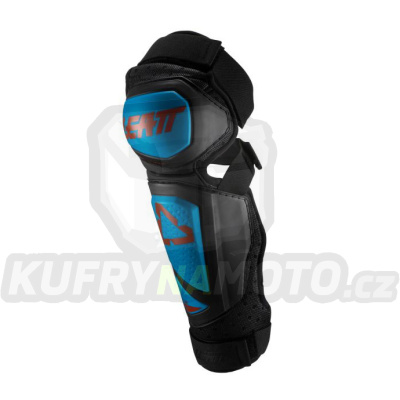 LEATT kolenní chrániče 3.0 EXT FUEL barva BLACK / BLUE velikost XXL-5019210132