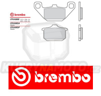 Brzdové destičky Brembo KAWASAKI Z E1, E1L, TURBO 750 r.v. Od 84 -  Originál směs Zadní