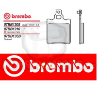 Brzdové destičky Brembo APRILIA CLIMBER 240 r.v. Od 89 - 90 Originál směs Zadní