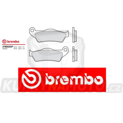 Brzdové destičky Brembo BMW R 1100 R 1100 r.v. Od 99 -  SP směs Zadní