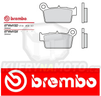 Brzdové destičky Brembo SUZUKI RM-Z 450 r.v. Od 05 -  SX směs Zadní