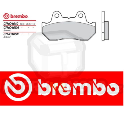 Brzdové destičky Brembo HONDA CB FOUR 400 r.v. Od 81 -  směs SP Přední