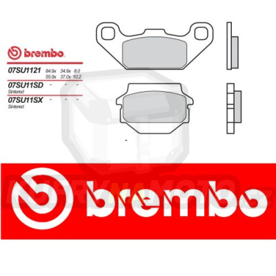 Brzdové destičky Brembo KAWASAKI KXF A1, A2 Tecate 250 r.v. Od 87 - 88 směs SX Přední