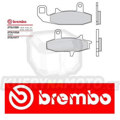 Brzdové destičky Brembo SUZUKI DR Z 800 r.v. Od 88 - 90 směs Originál Přední