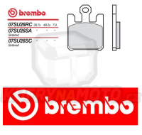 Brzdové destičky Brembo KAWASAKI ZX 12 R 1200 r.v. Od 04 -  směs RC Přední