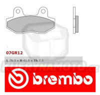 Brzdové destičky Brembo HYOSUNG GT COMET 250 r.v. Od 03 -  směs SA Přední