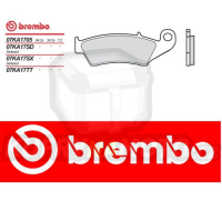 Brzdové destičky Brembo YAMAHA YZ 125 r.v. Od 98 - 02 směs SD Přední