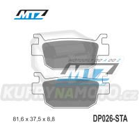 Destičky brzdové DP026-STA - směs Standard