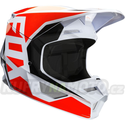 Přilba FOX V1 Prix Helmet MX20 Fluo Orange - oranžová (velikost S)