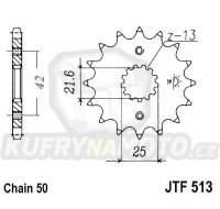 Řetězové kolečko SUZUKI RF 600 1993-1997  15 zubů, řetěz 530  – akce