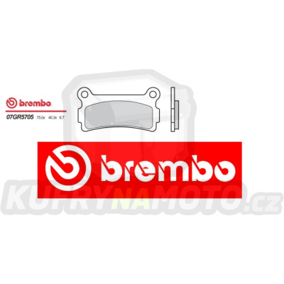 Brzdové destičky Brembo BETA TR 36 ostatní r.v. Od 92 -  Originál směs Zadní