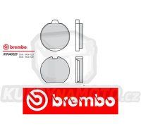 Brzdové destičky Brembo KAWASAKI Z B1, B2, B3, LTD 1000 r.v. Od 77 - 79 Originál směs Zadní