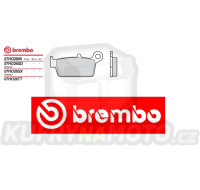 Brzdové destičky Brembo HYOSUNG XRV 400 r.v. Od 05 -  SD směs Zadní