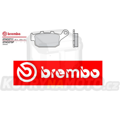 Brzdové destičky Brembo HONDA CBR RR 400 r.v. Od 88 - 94 SP směs Zadní