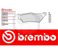 Brzdové destičky Brembo DUCATI GT 1000 TOURING 1000 r.v. Od 09 -  směs Originál Přední