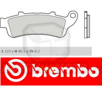 Brzdové destičky Brembo HONDA SILVER WING 400 r.v. Od 06 - 08 směs XS Přední