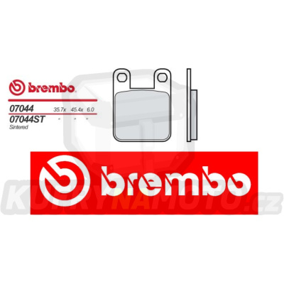 Brzdové destičky Brembo ITALJET FORMULA AIR 50 r.v. Od 99 -  směs S T Přední