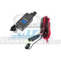 Zásuvka 12V/24V + 2x USB 5V/2.1+1A (se zobrazením napětí)