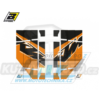 Polepy mřížek chladiče KTM EXC / 20-23 + SX+SXF / 19-22 - typ polepů Replica KTM Trophy