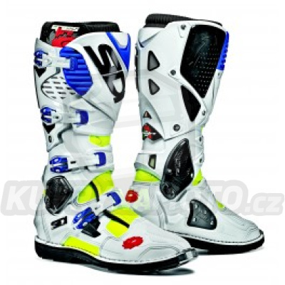 Boty Sidi CROSSFIRE 3 SRS yellow fluo/white/blue