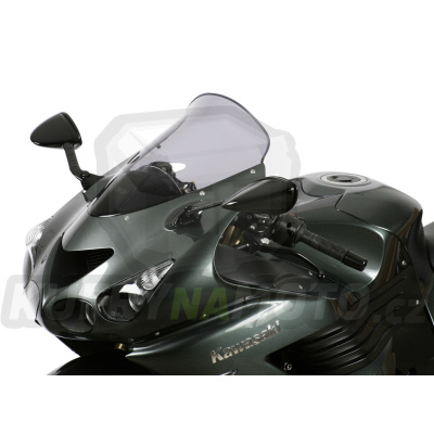 Plexi plexisklo MRA Kawasaki ZZR 1400 2006 - typ turistické T černé