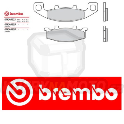 Brzdové destičky Brembo SUZUKI GS 450 r.v. Od 90 -  SA směs Zadní