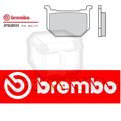 Brzdové destičky Brembo SUZUKI GS GZ, GLZ 850 r.v. Od 82 -  směs Originál Přední