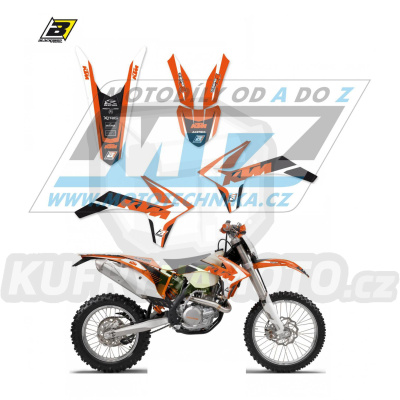 Polepy na motocykl (sada polepů Dream) KTM EXC+EXCF / 12-13 + SX+SXF / 11-12 - typ polepů Dream4