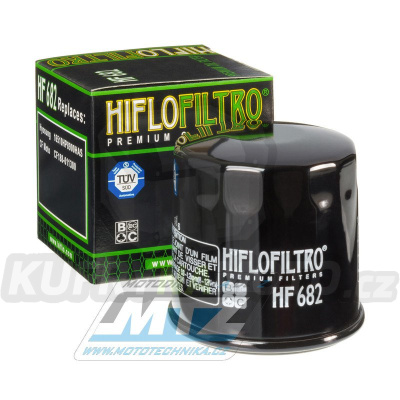 Filtr olejový HF682 (HifloFiltro) - CF Moto 510+530+X5+X6 + Goes 450+520+525+625+725 + Hyosung TE450 + Quadzilla+New Force+Hunter+Linhai+Apache + Journeyman Gladiator + taiwanské a čínské čtyřkolky