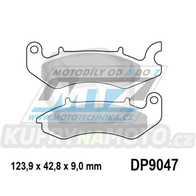 Destičky brzdové DP9047-STA - směs Standard