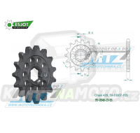 Kolečko řetězové (pastorek) 0546-15zubů ESJOT 50-13007-15S - Kawasaki KX60+KX65+KX80+KX85+KX100 + Suzuki RM60+RM65 + Yamaha TTR50+TTR90+TTR110 + DT50+DT80+DT100 + YZ60+PW80 + RD80+BW80+LB80 + YB100+MX100+RT100