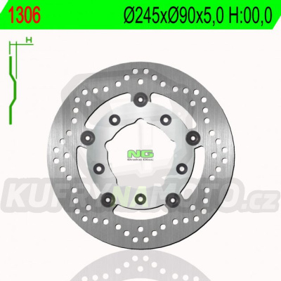 Brzdový kotouč moto NG 1306
