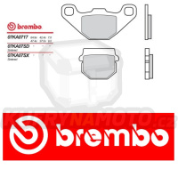 Brzdové destičky Brembo APRILIA RX SUPERMOTARD 125 r.v. Od 08 -  Originál směs Zadní