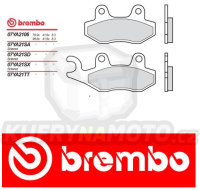 Brzdové destičky Brembo KAWASAKI KVF Brute Force 4x4i Left 650 r.v. Od 05 -  směs TT Přední