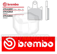 Brzdové destičky Brembo KAWASAKI Z 1000 r.v. Od 07 -  směs RC Přední