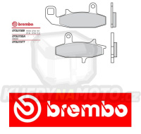 Brzdové destičky Brembo SUZUKI DR RK, DJEBEL 600 r.v. Od 89 -  směs Originál Přední