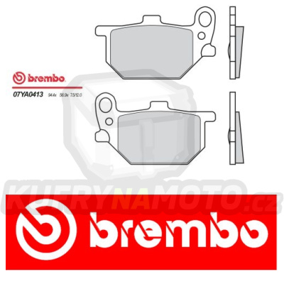 Brzdové destičky Brembo YAMAHA XJ 4H7 650 r.v. Od 80 -  směs Originál Přední