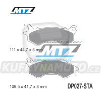 Destičky brzdové DP027-STA - směs Standard