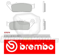 Brzdové destičky Brembo KYMCO DOWNTOWN 125 r.v. Od 10 -  směs XS Přední