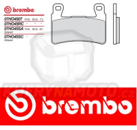 Brzdové destičky Brembo HONDA VTR SP01,SP02 (RC 51) 1000 r.v. Od 00 -  směs Originál Přední