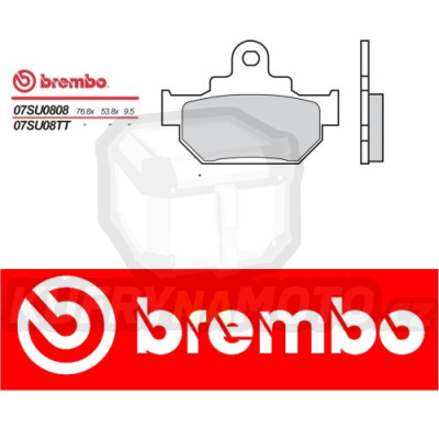 Brzdové destičky Brembo SUZUKI RM G 250 r.v. Od 86 -  směs TT Přední