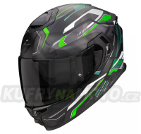 Moto přilba SCORPION GT EXO-GT SP AIR AUGUSTA matná černo/šedo/zelená