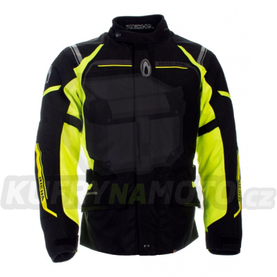 Moto bunda RICHA STORM 2 černá/fluo žlutá