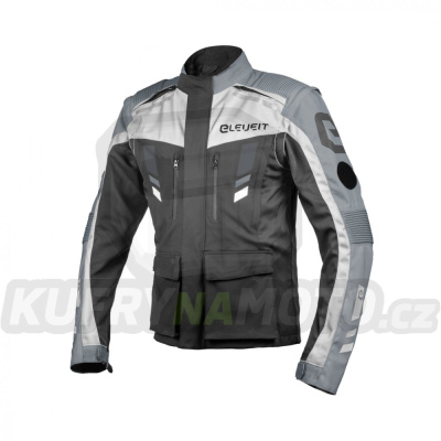 Moto bunda ELEVEIT MUD MAXI černo/šedá