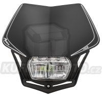 UNI přední maska včetně světla V-Face FULL LED, RTECH (černá)