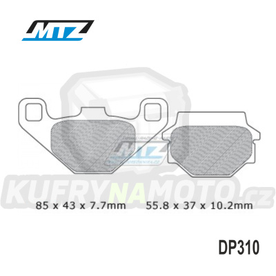 Destičky brzdové DP310-FM - MTZ směs Offroad Profi