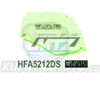 Filtr vzduchový HFA5212DS (HifloFiltro) - Gilera 50 Easy Moving + Piaggio 50 Zip Base + 50 Zip Fast Rider + 50 Zip 4T + 100 Zip 4T