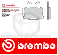 Brzdové destičky Brembo YAMAHA SRX 400 r.v. Od 87 - 89 Originál směs Zadní