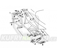 Nosič držák bočních kufrů Fehling Suzuki GSF 1200 Bandit (WVA9) 2001 – 2005 Fehling 6982 ST - FKM582- akce