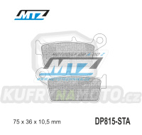 Destičky brzdové DP815-STA - směs Standard